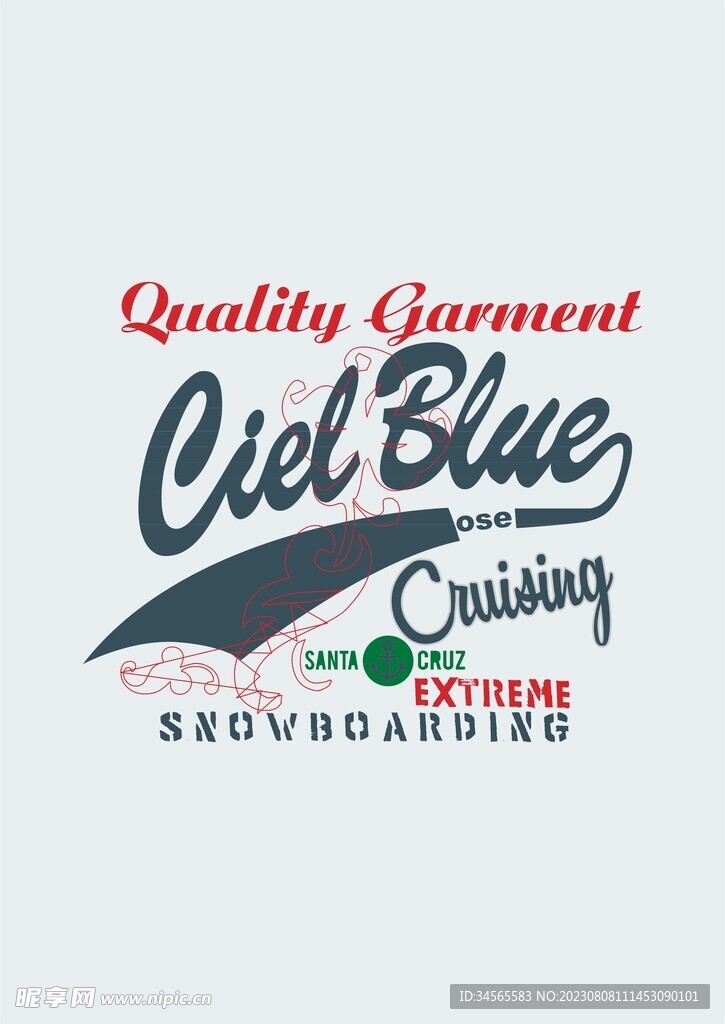 可乐字体美式潮流印绣花