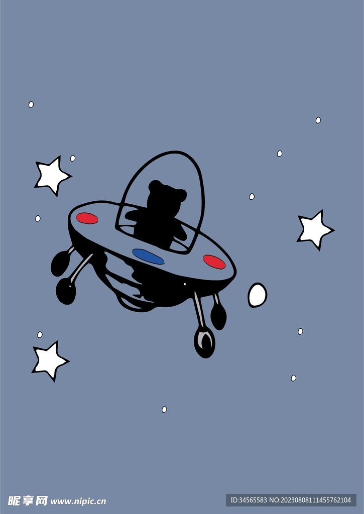 太空船宇宙星星