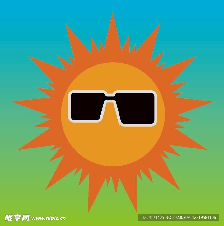 卡通太阳