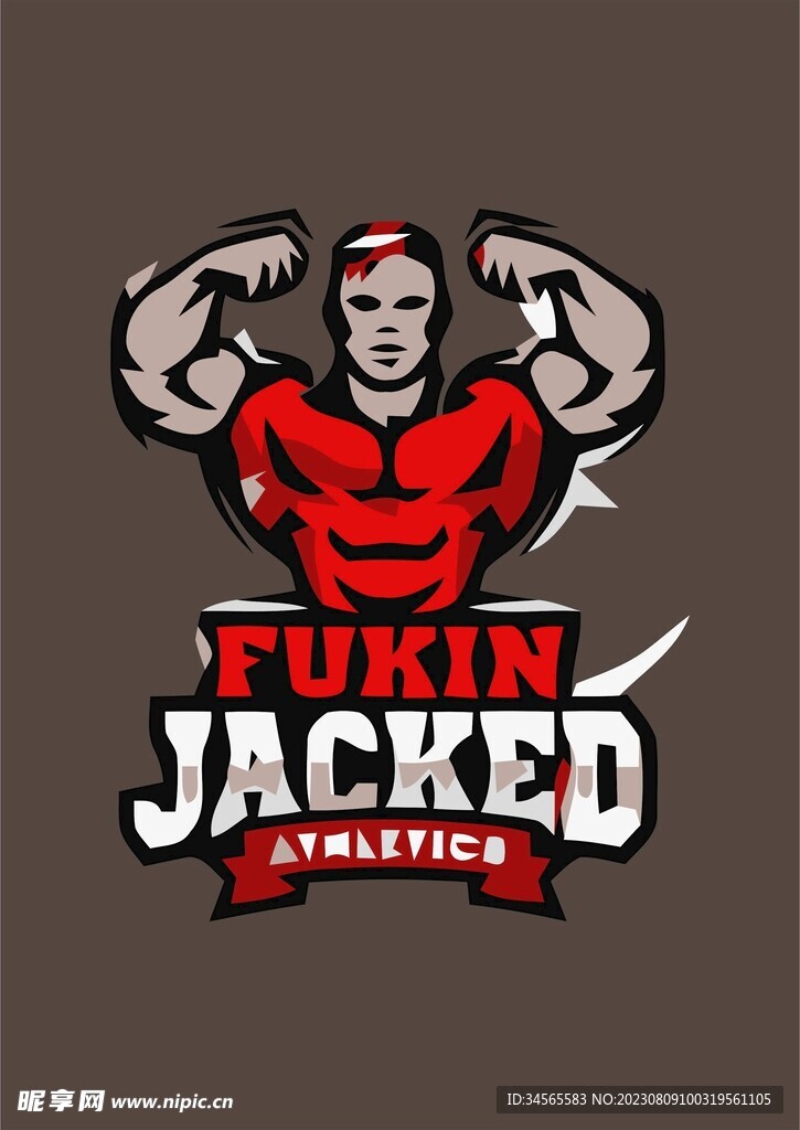 健身房logo健身海报