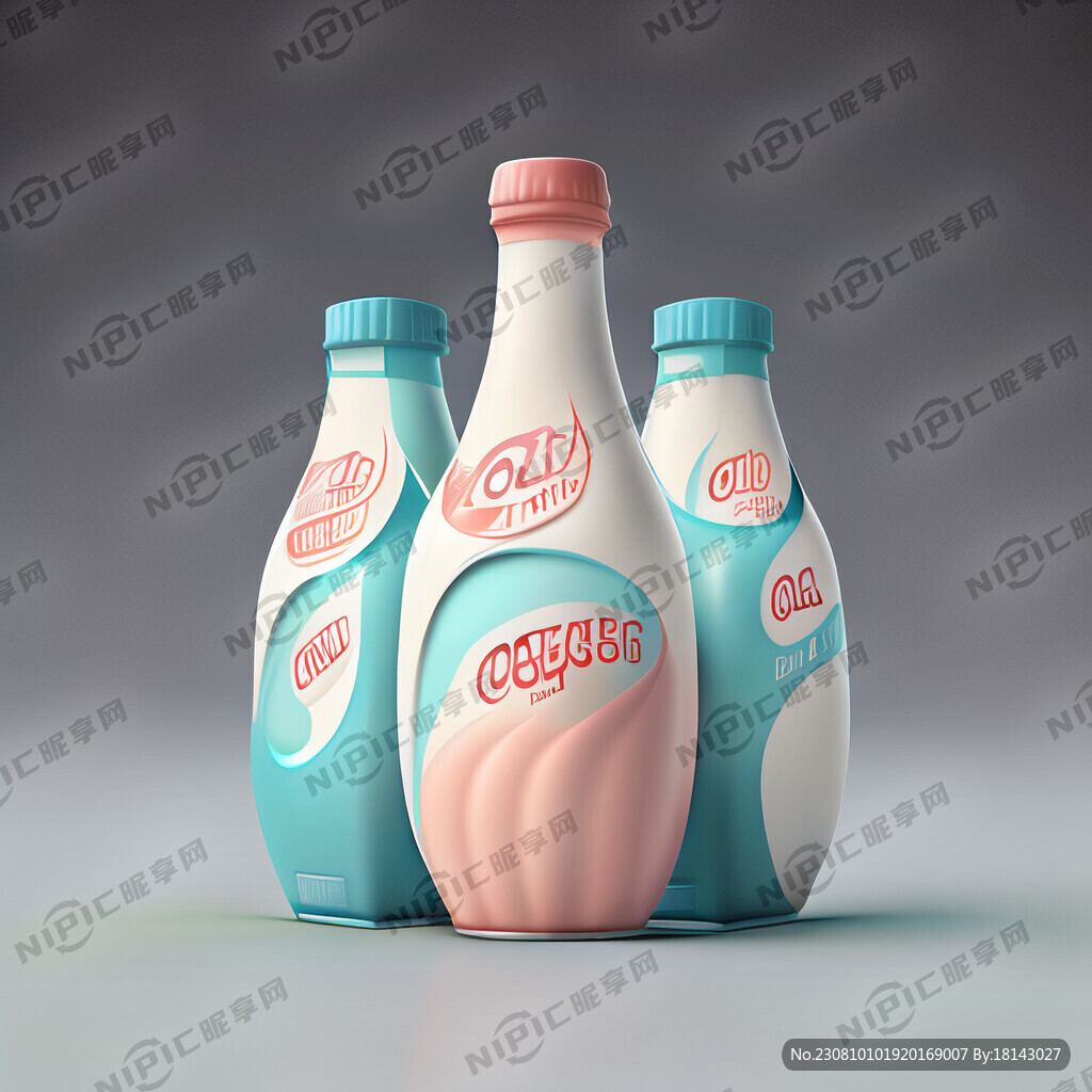 酸奶瓶包装 瓶子保龄球瓶子形状
