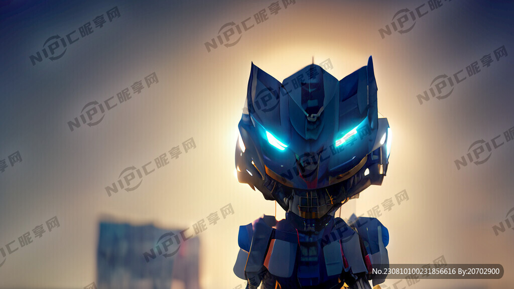 变形金刚擎天柱 镭射光