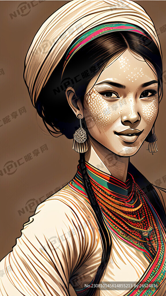 少数民族 傣族 美少女 跳舞