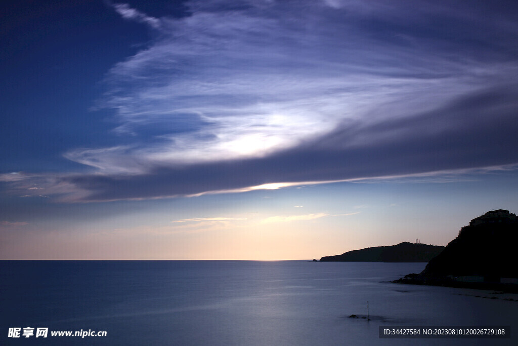 海平面风景图