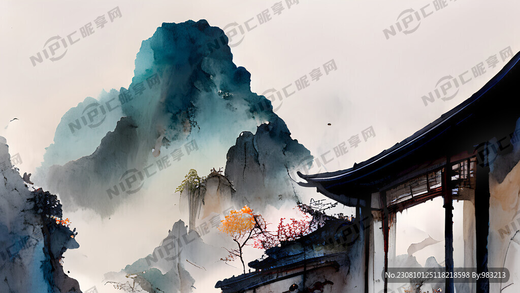 游戏梦幻唯美新中式风景 超高清