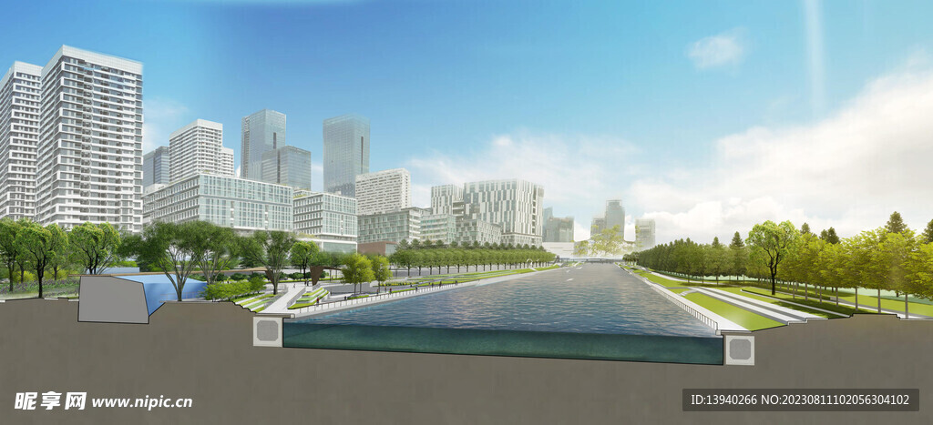 城市森林效果图