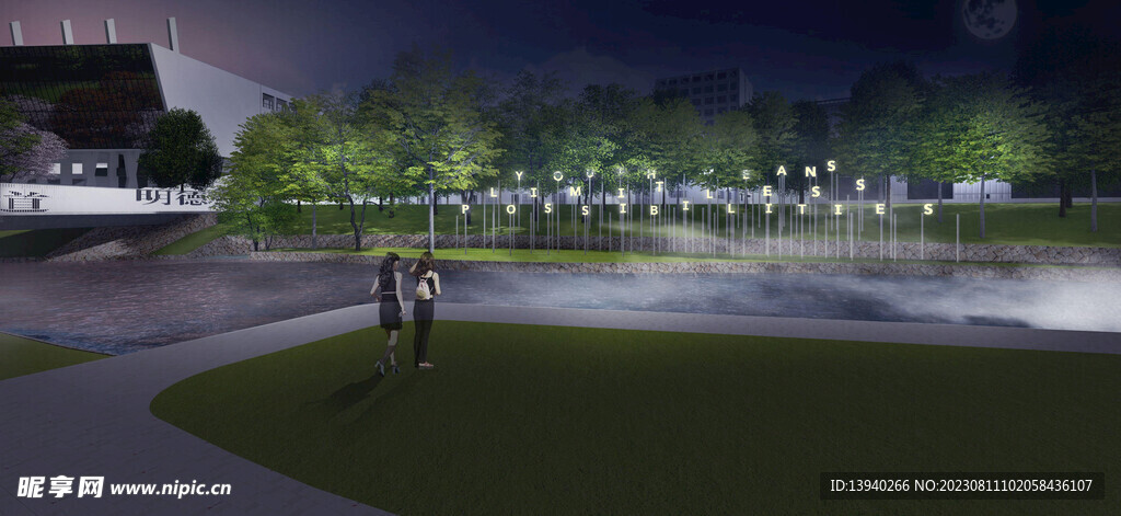 河畔剧场效果图