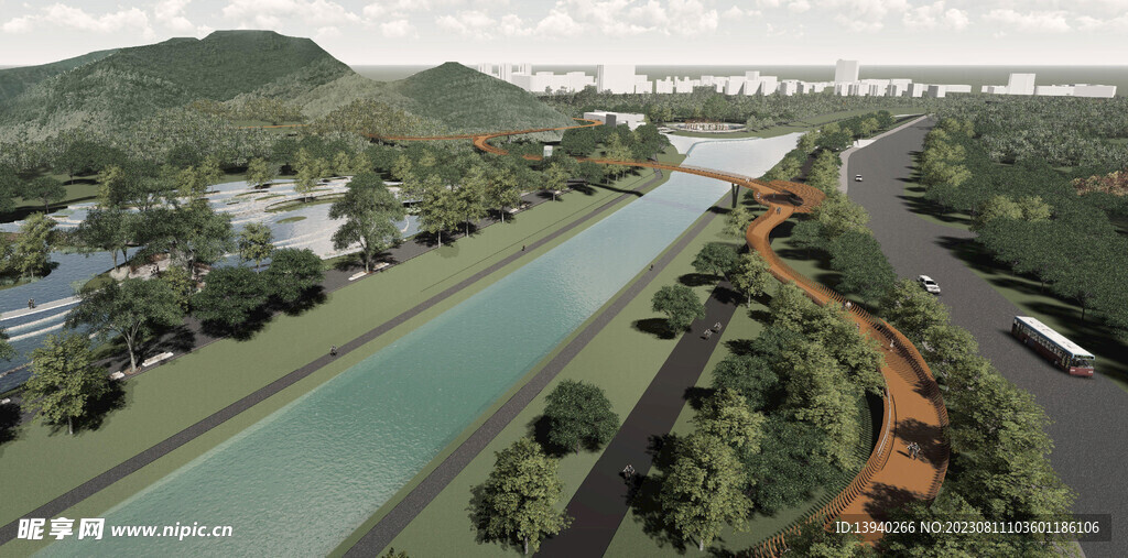 天空廊桥效果图