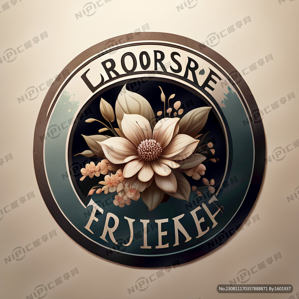 朝花惜时花店标志