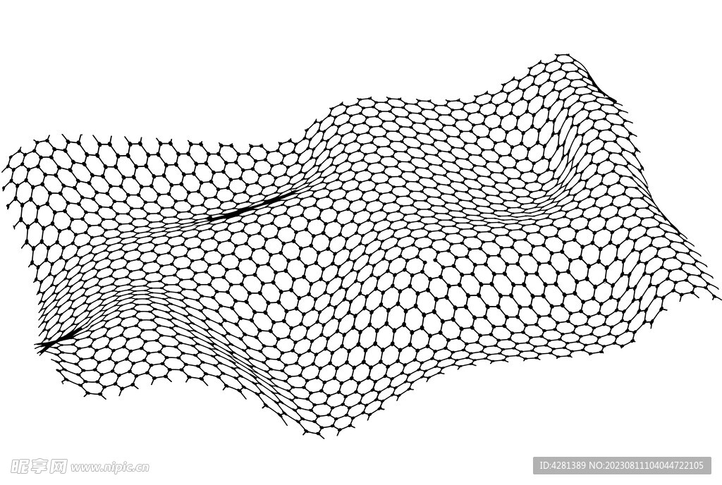 碳元素插画背景