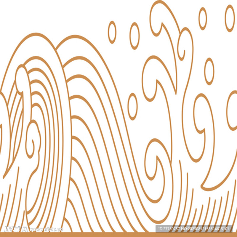 中国传统水波纹