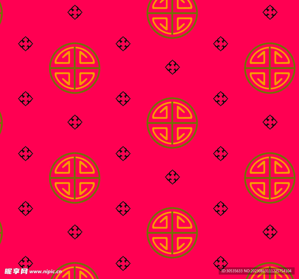 中国风 几何花纹