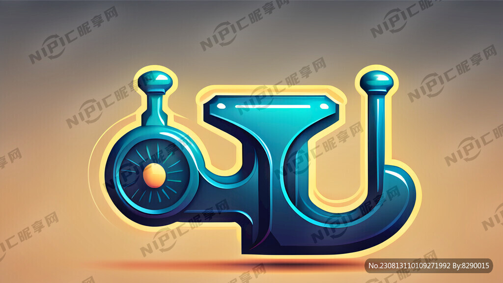 轻氧体重秤标志设计