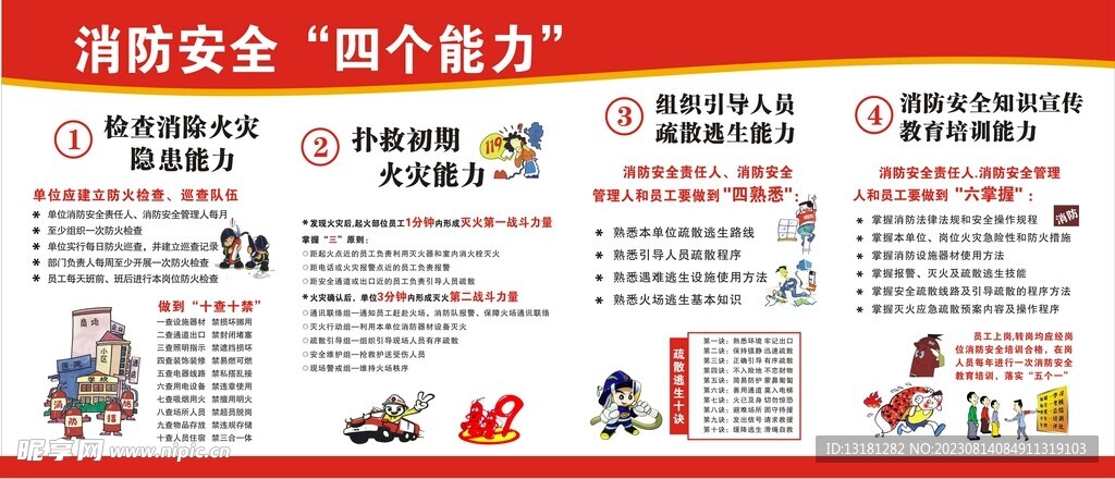 消防安全四个能力
