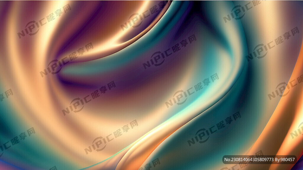 绸缎 丝滑的背景 梦幻的色彩