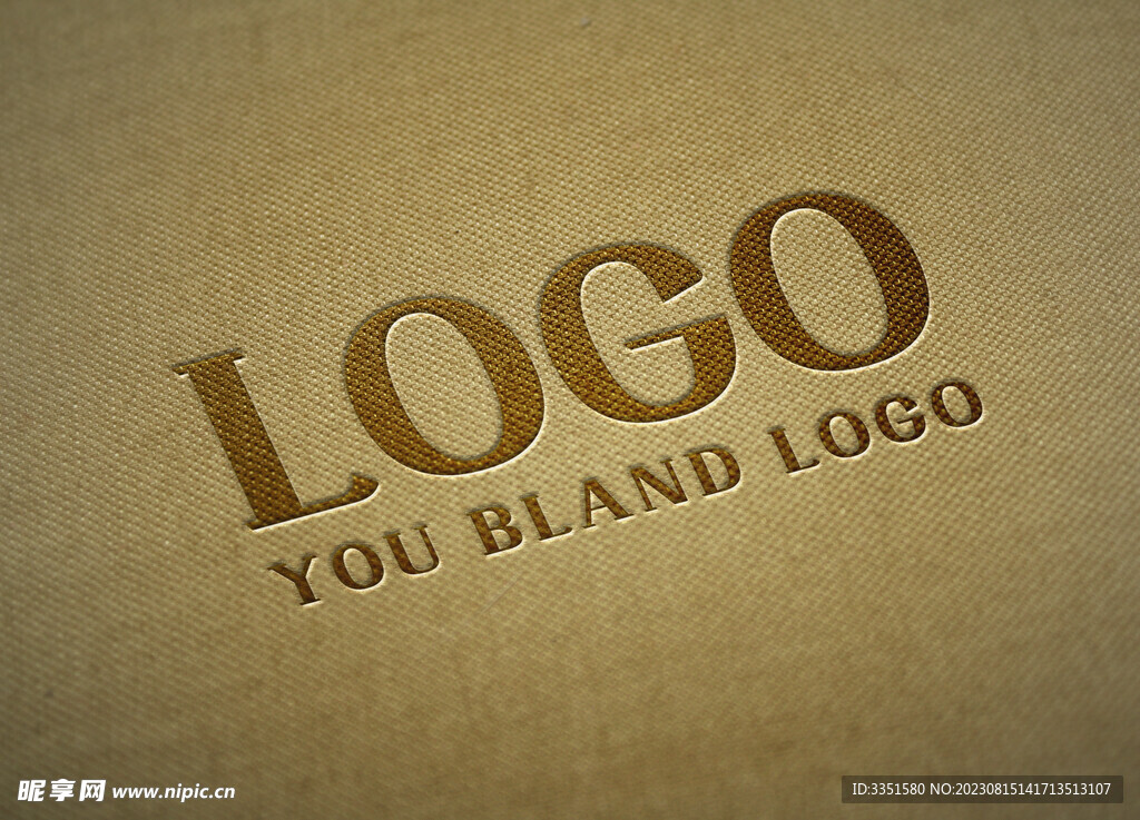 LOGO皮革样机 