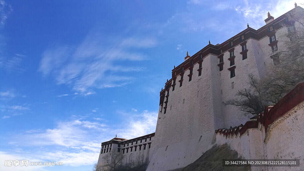 布达拉宫局部细节