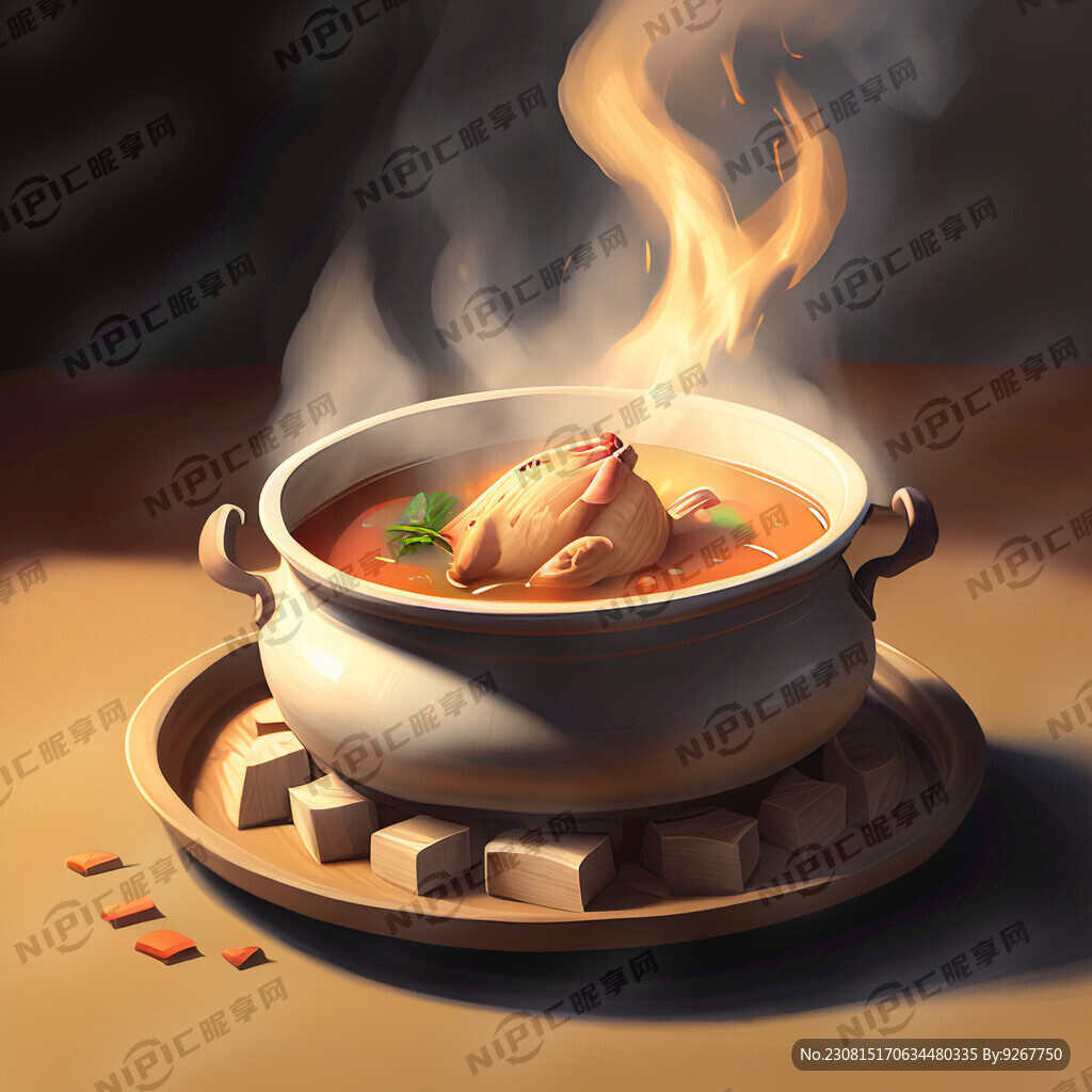 炊烟杨柳劈柴院炖鸡