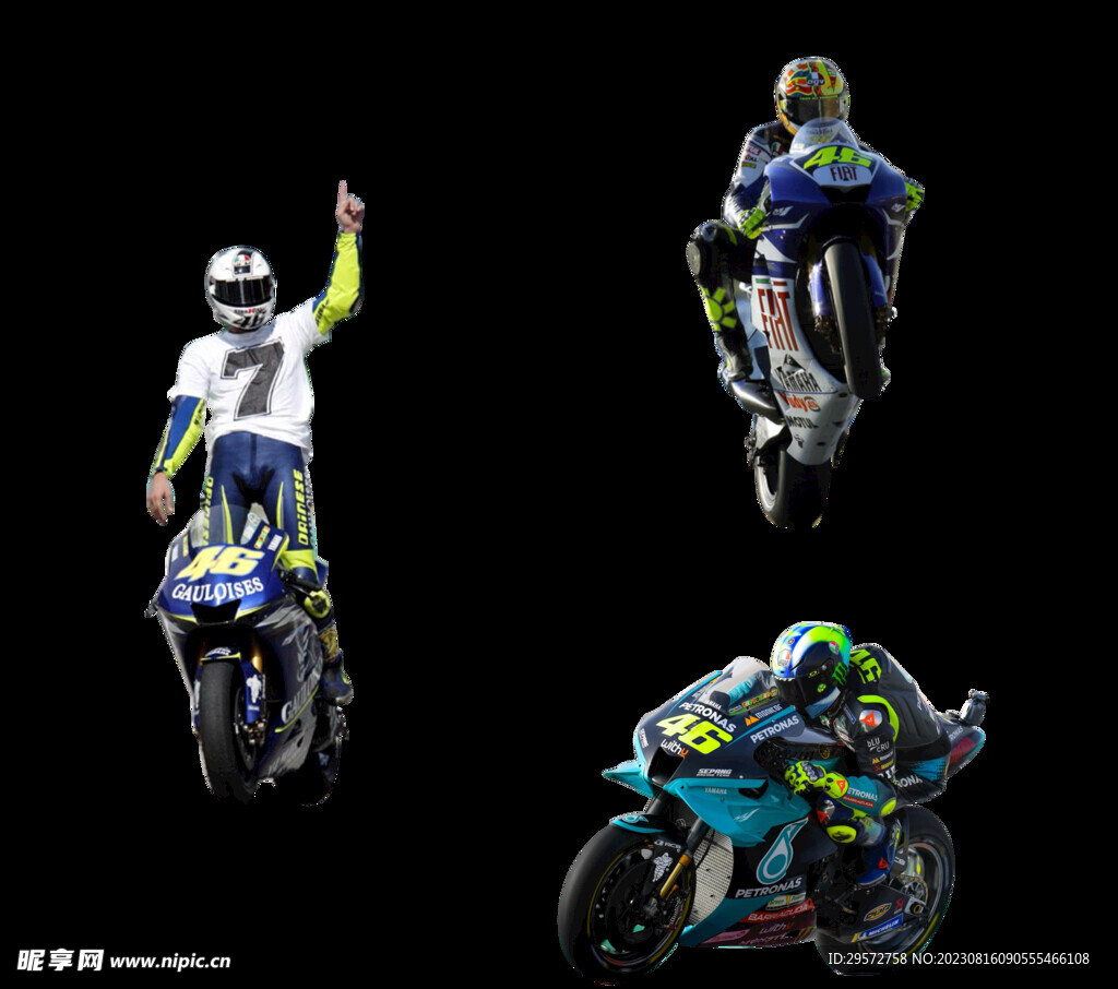 46号赛车手抠图元素