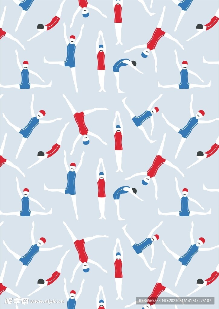 游泳运动准备动作