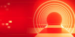 红色背景模板设计