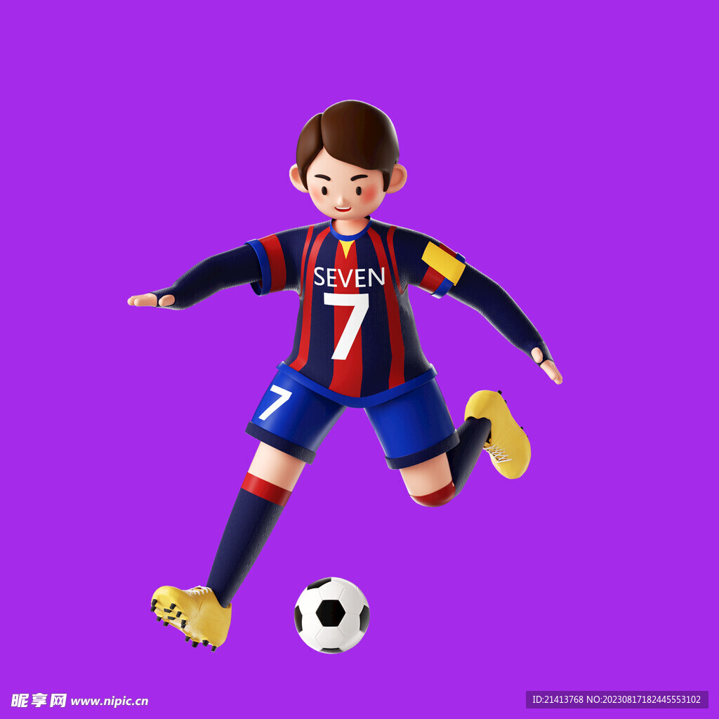 足球运动男孩 