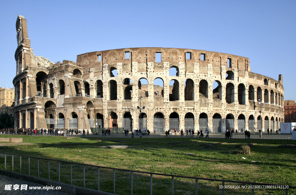 复古竞技场建筑