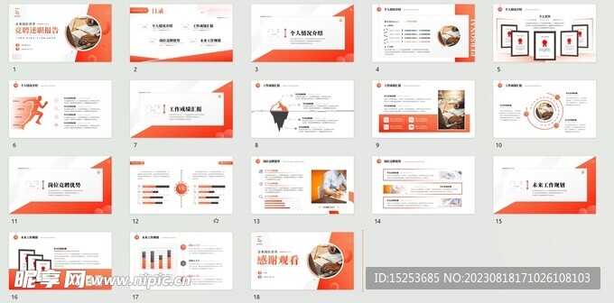 岗位晋升新人转正答辩项目汇报P