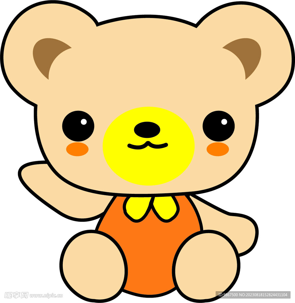 卡通小熊