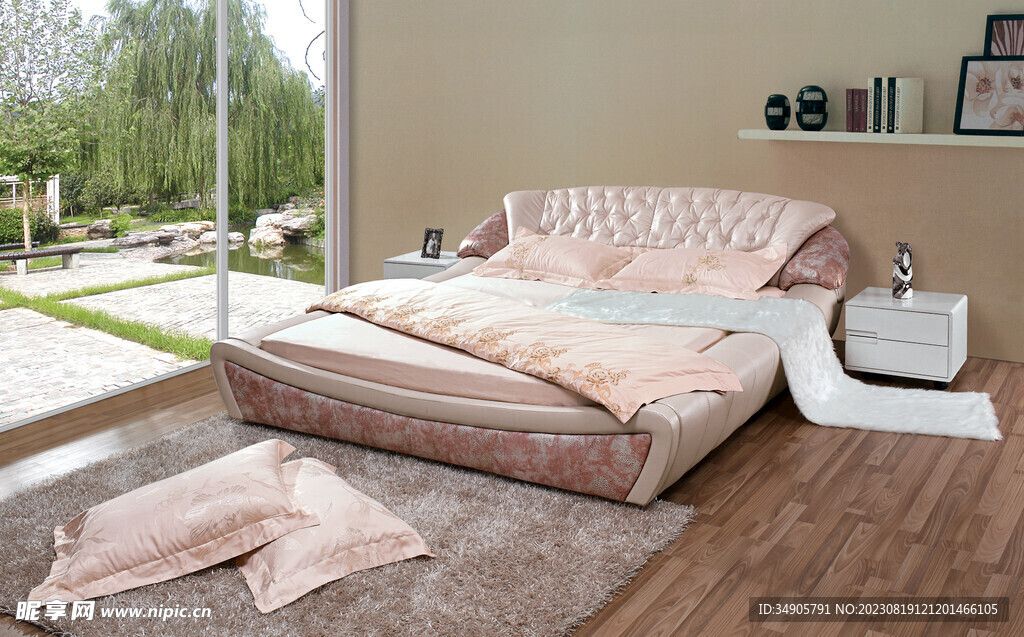 软体床 高档 欧式 卧室 家具