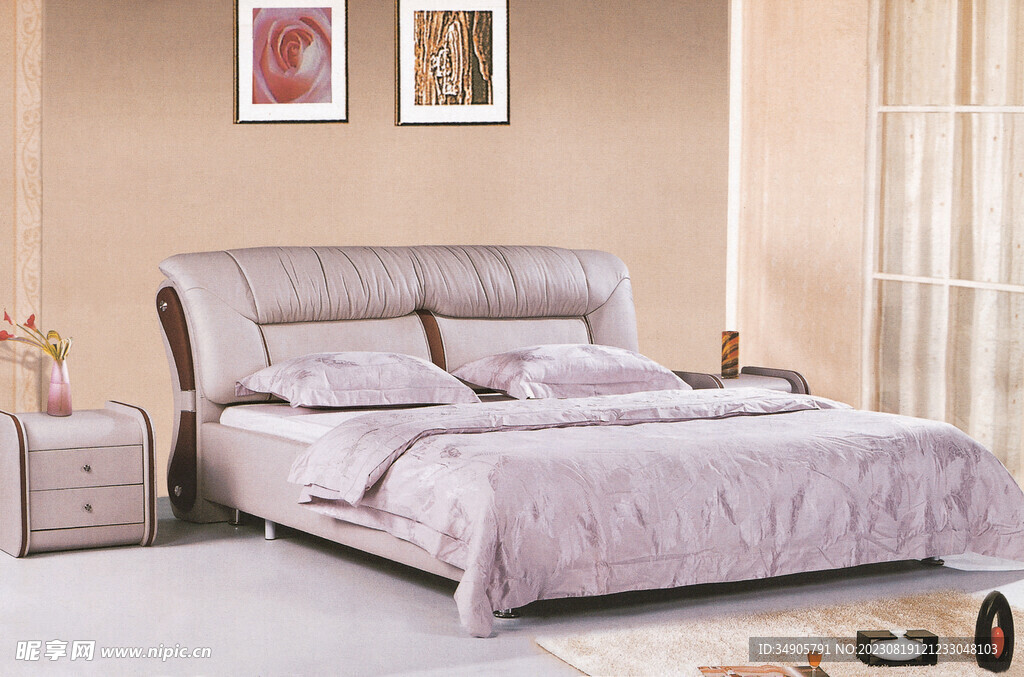 软体床 高档 欧式 卧室 家具