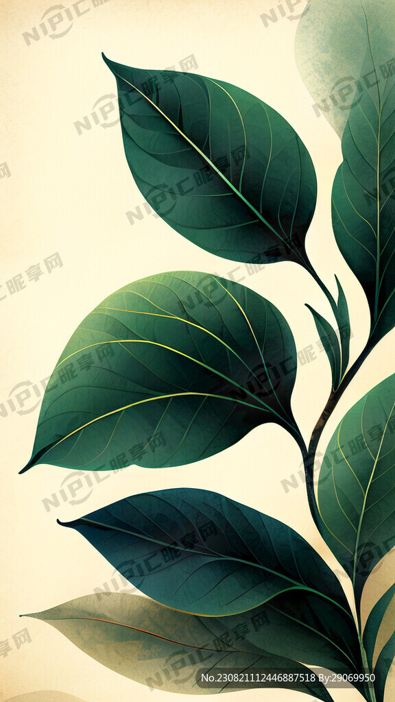 藏族风格海报背景茶叶