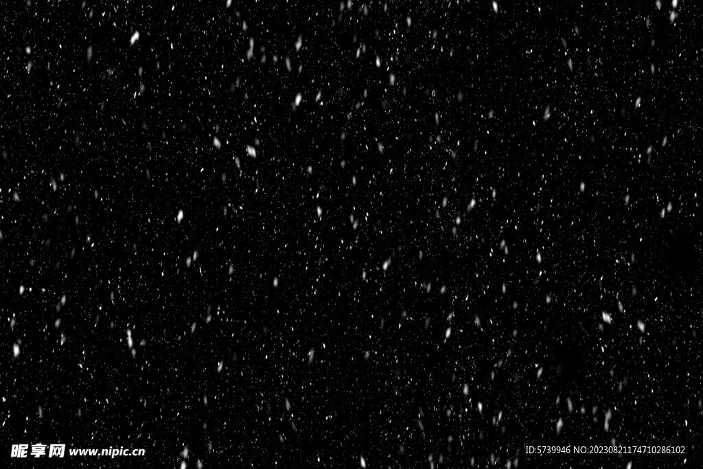 雪花碎片粉尘粒子下落图片素材 