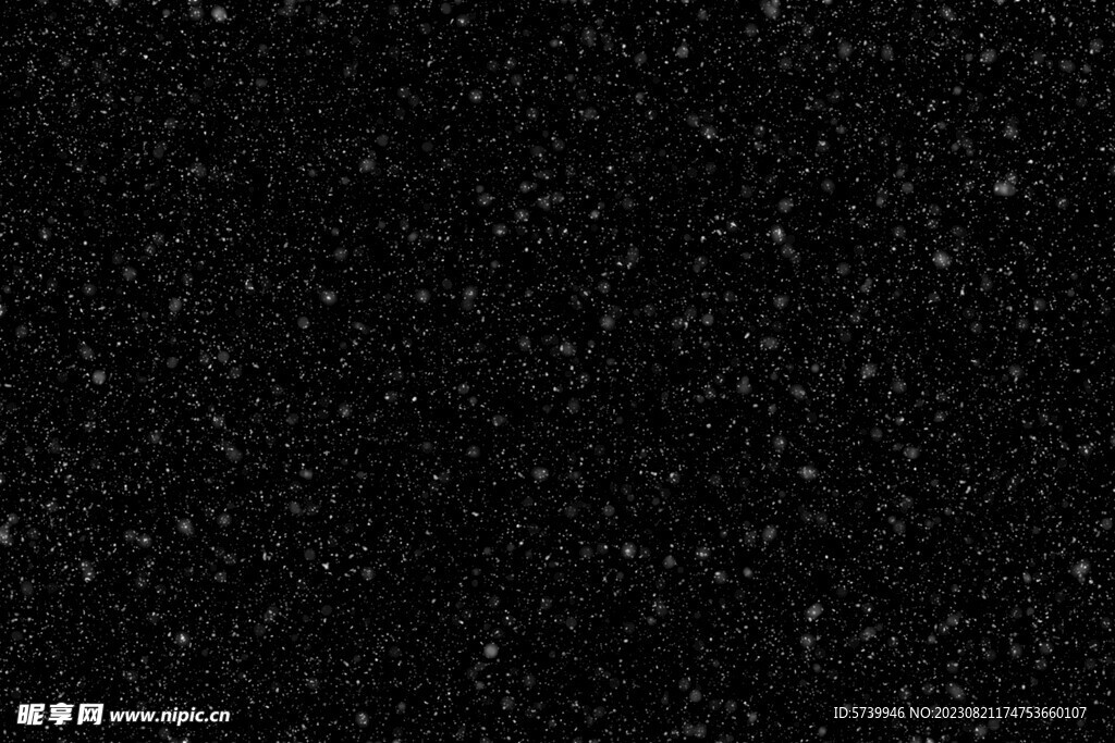 雪花碎片粉尘粒子下落图片素材 