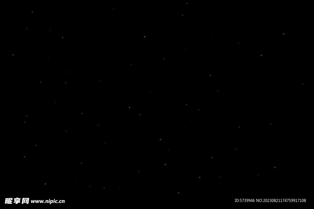 雪花碎片粉尘粒子下落图片素材 