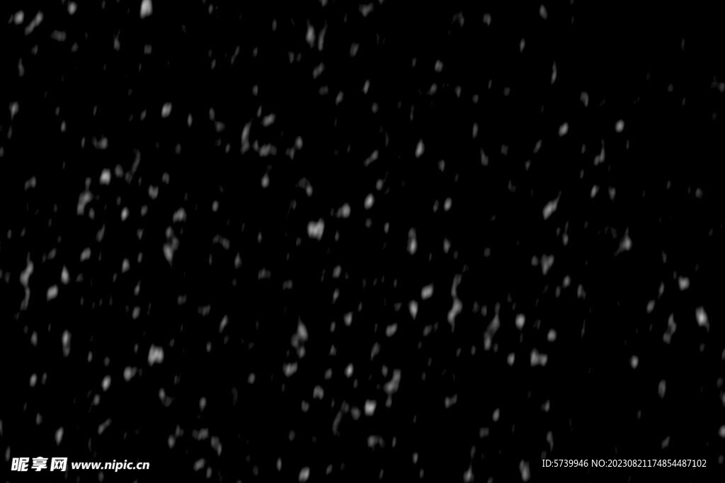 雪花碎片粉尘粒子下落图片素材 