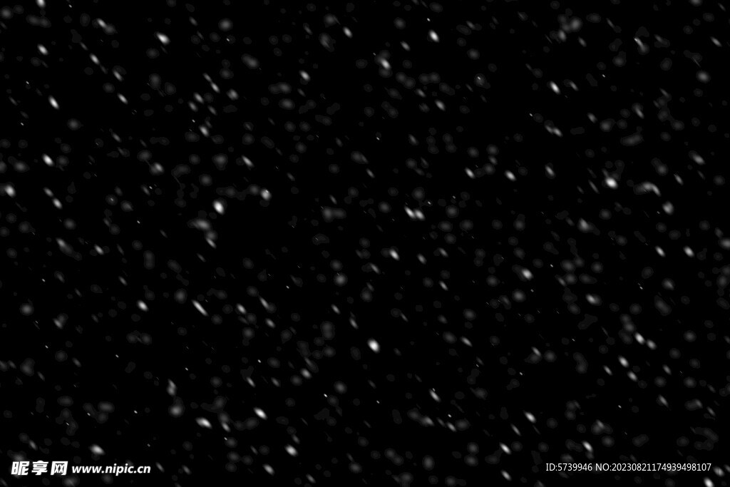 雪花碎片粉尘粒子下落图片素材 