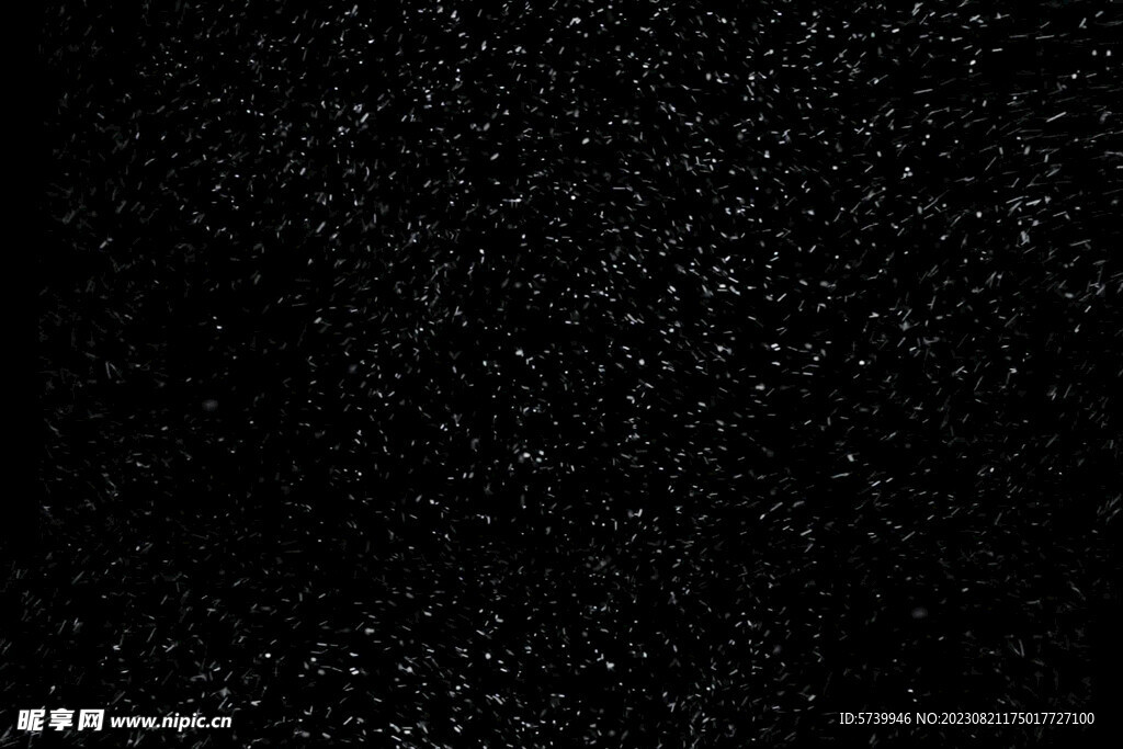 雪花碎片粉尘粒子下落图片素材 