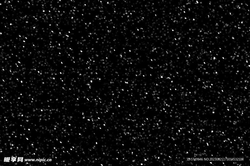 雪花碎片粉尘粒子下落图片素材 