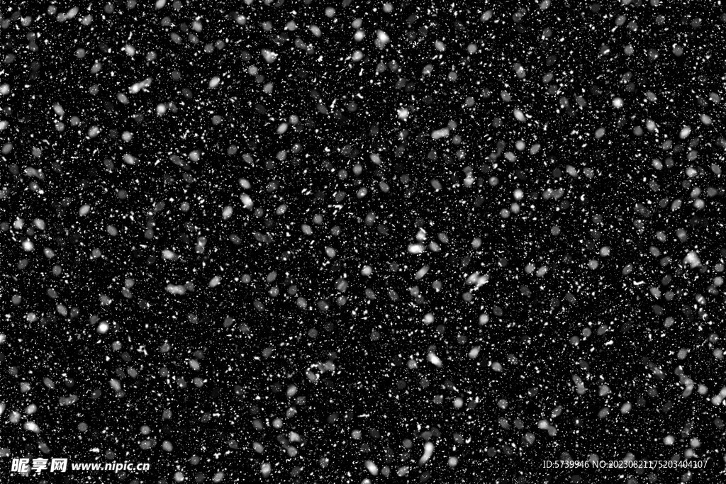 雪花碎片粉尘粒子下落图片素材 