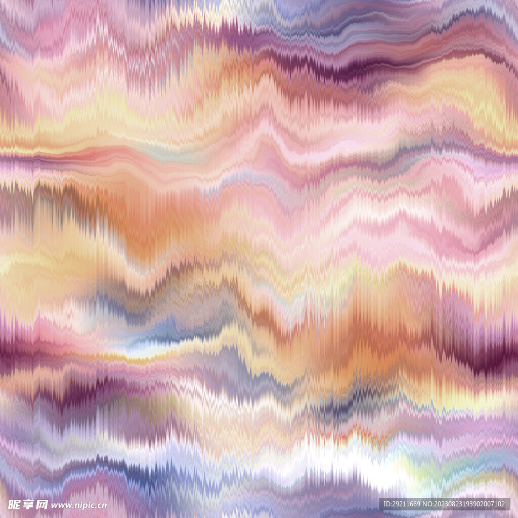 数码印花 扎染花