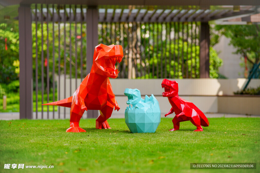 恐龙雕塑by泉州江之南