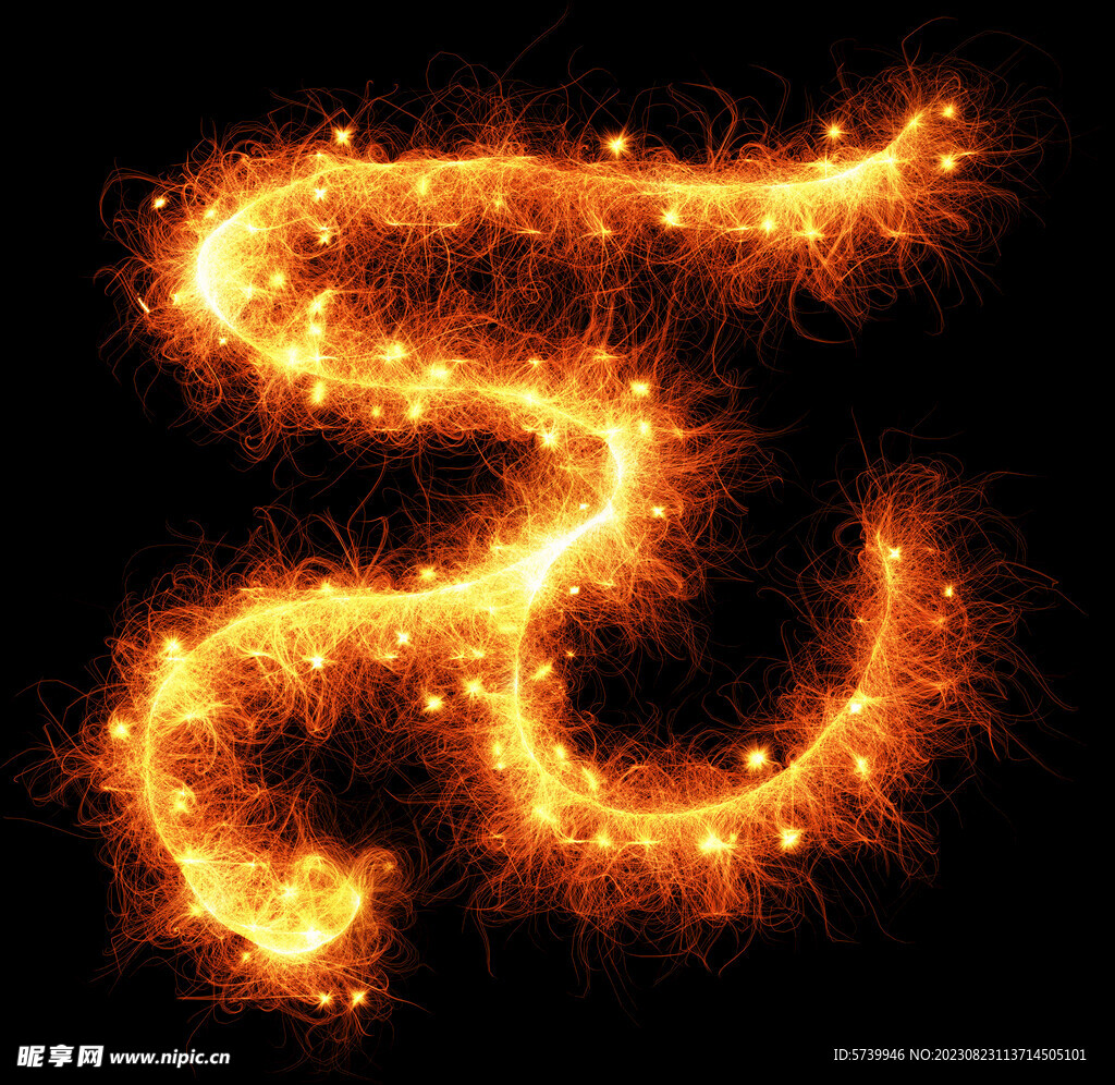 金色火焰光束动感光影线条叠层图