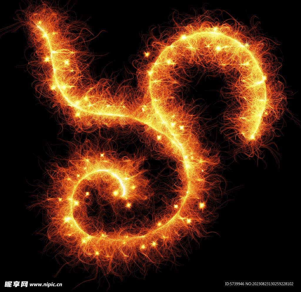 金色火焰光束动感光影线条叠层图