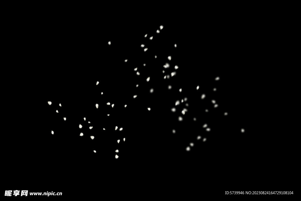 飘落花瓣鲜花漂浮元素元素图片 