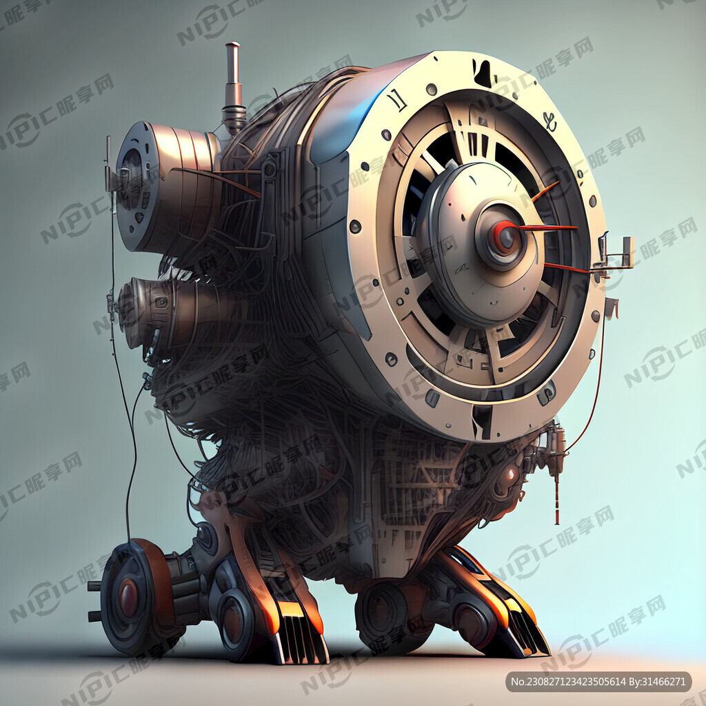 画一个机器奥特慢