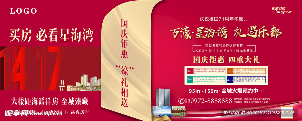 地产价值点展板