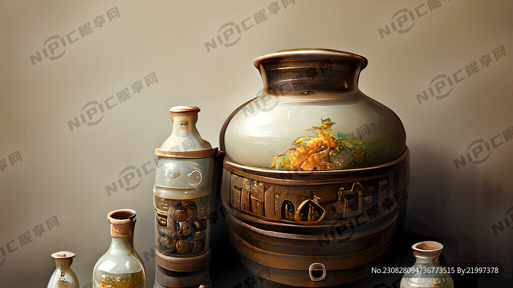 白酒 酒缸 酿酒坊 古法酿造