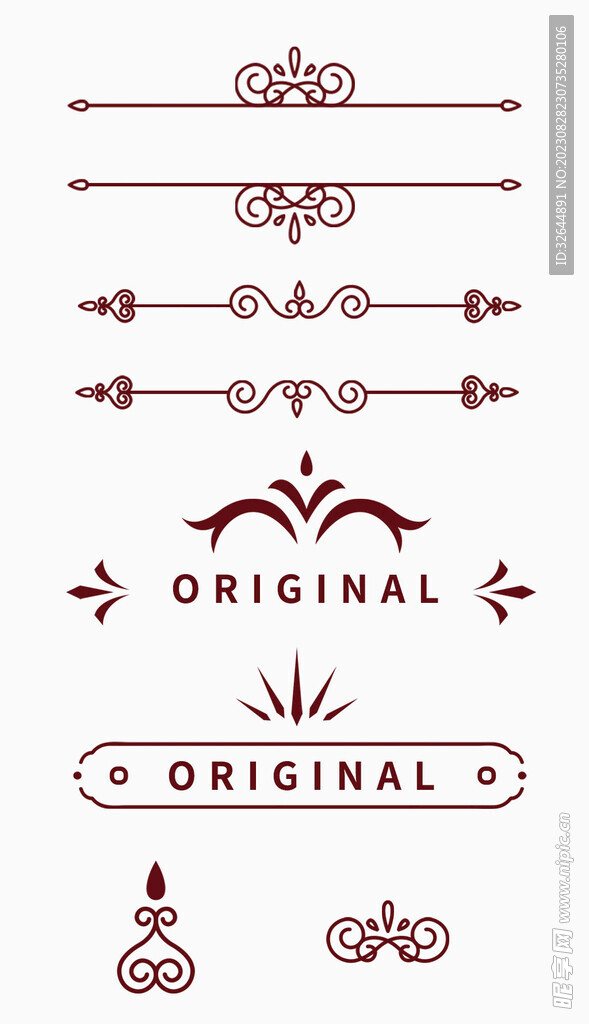 古典花纹边框欧式边框金色边框