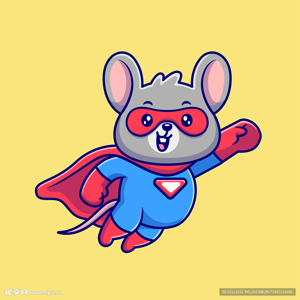 矢量卡通老鼠